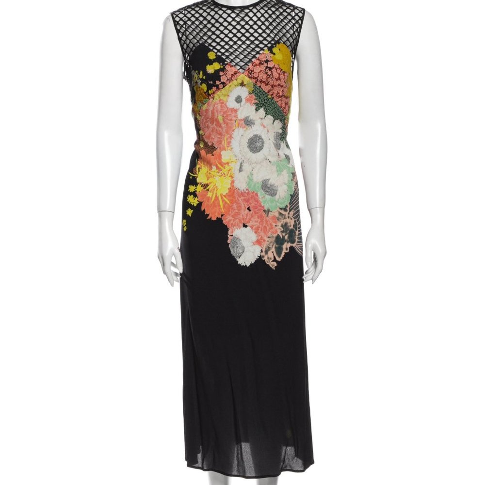DRIES VAN NOTEN Printed Long Dress
